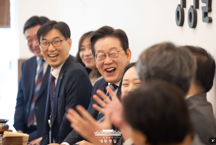 이재명 대통령, 세종 근무 공직자 격려오찬 