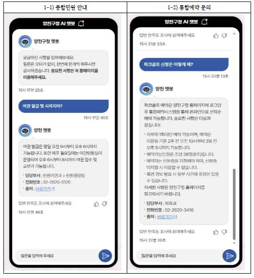 양천구, "여권 발급 몇 시까지야" AI 챗봇이 알려준다