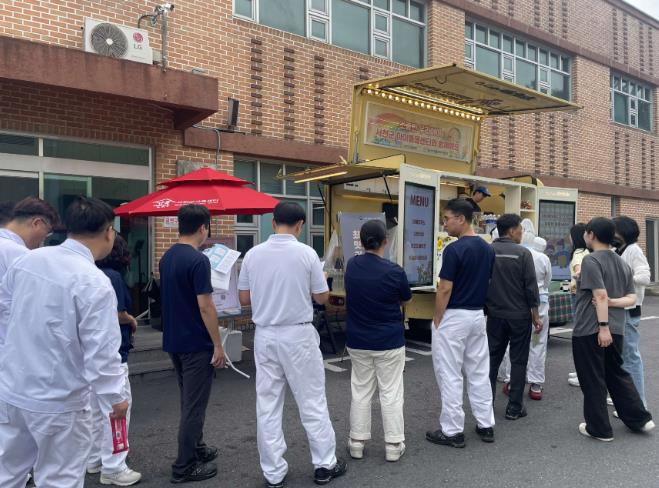 서천군가족센터, SPC삼립 서천공장 직원 대상 아이돌봄서비스 홍보 