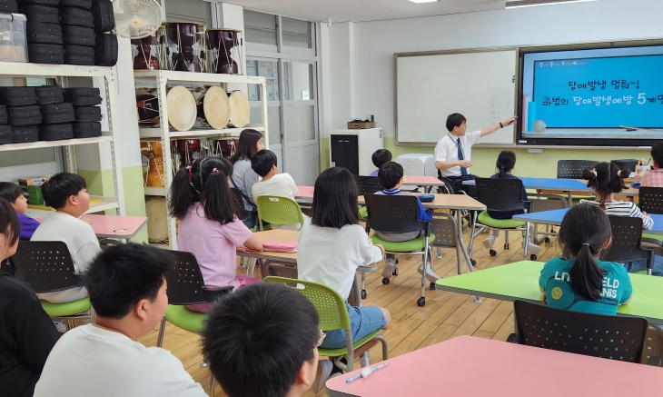 금산군보건소, 찾아가는 장애발생예방교육 진행