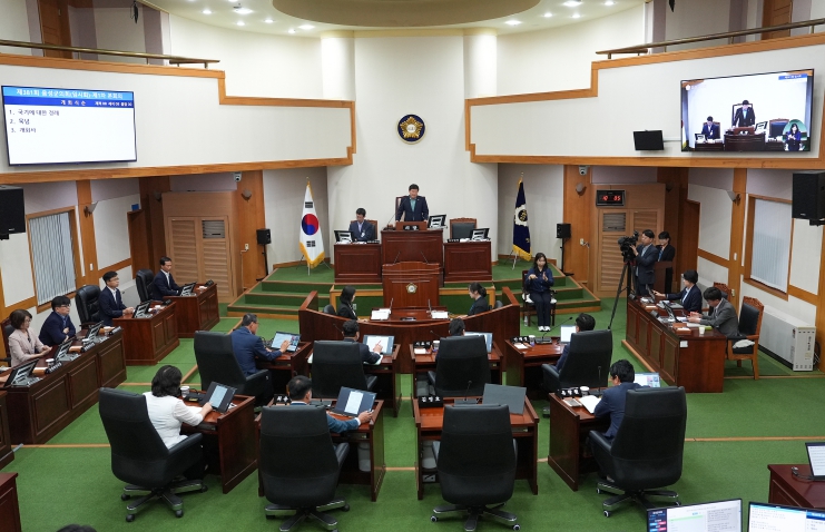 음성군의회, 제381회 임시회 개회, 7일간 일정 돌입