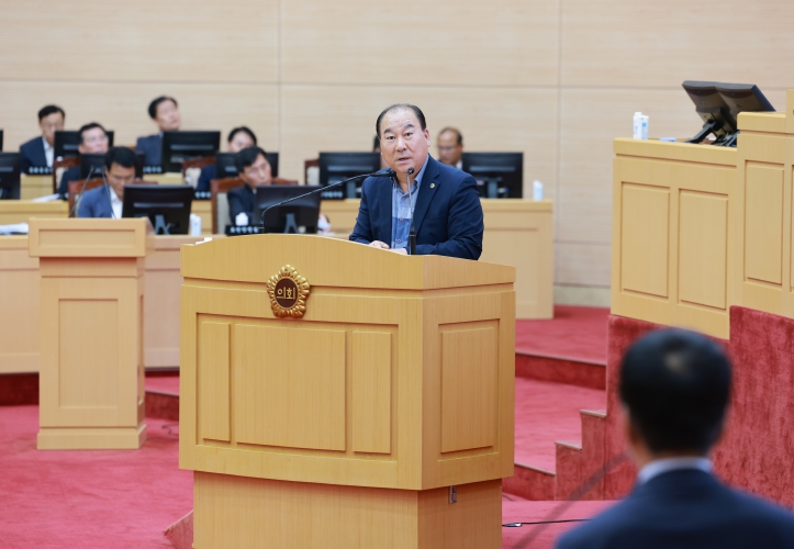 전라남도의회 강정일의원, 교육행정 질문서 전남도 교육행정 전방위 질의