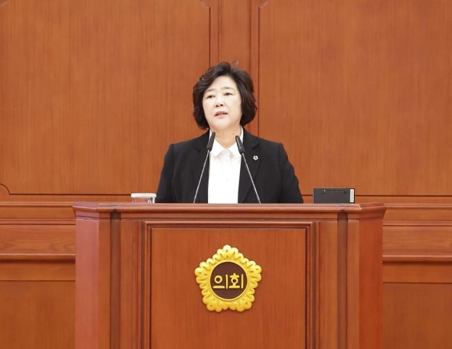 대전시의회 안경자 의원, 농업인 공익수당 지급 촉구