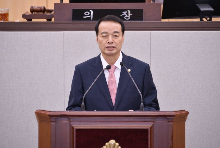 여수시의회 송하진 의원, '장애인 전동보조기기 보험 가입 및 지원 조례'제정