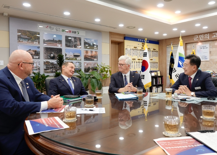 전진선 양평군수, 프랑스 관계자와 양평국제평화공원 조성 사업 협력 논의