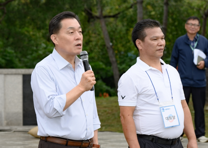 이재준 수원시장, 가로 환경관리원 한마음 체육대회 참석…“늘 묵묵히 일하시는 여러분께 감사드린다”