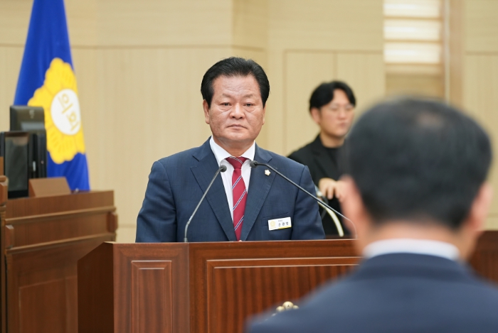 안동시의회 손광영 의원, 안동댐·낙동강 중금속 문제  책임 있는 대응 촉구 시정질문