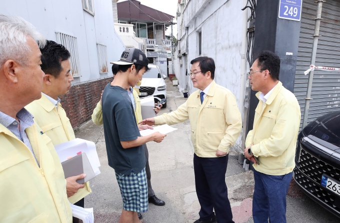 북구, 지하철 2호선 공사 구간 인근 주택 거주 ‘주민 대피’ 안내