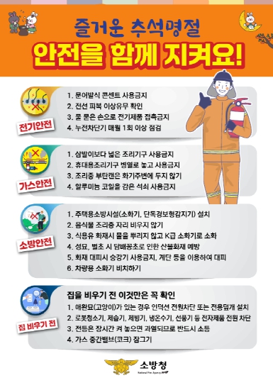 광명소방서, 즐겁고 안전한 추석을 위한 화재예방 당부