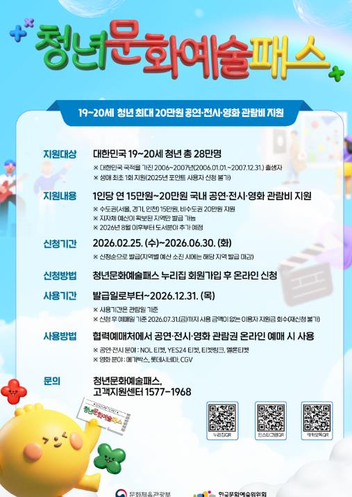 “영화 보고 책도 사고” 완주군 청년문화예술패스 확대 

