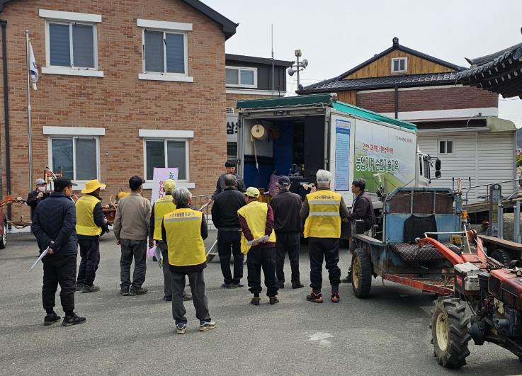 홍천군, 영농철 적기 영농을 위한 농업기계 현장 순회기술교육 실시
