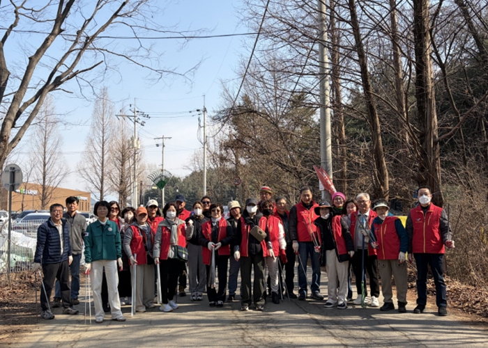 고양시 식사동 통장협의회, 봄맞이 환경정화 활동 실시