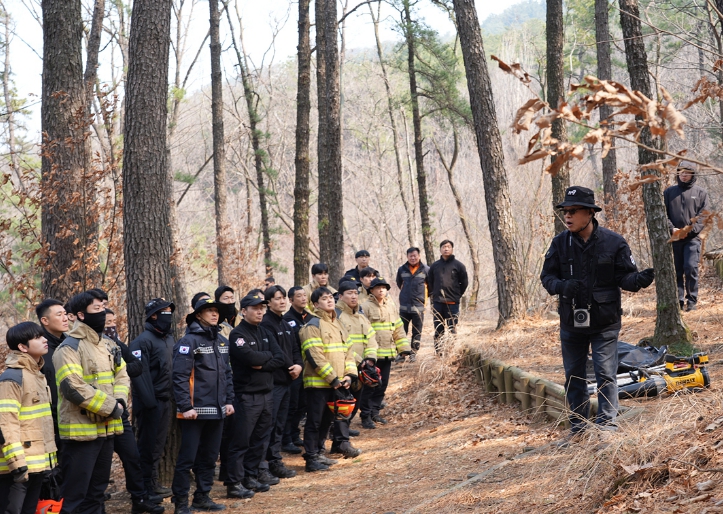 대구소방, 봄철 산불 대비 산불진화 역량강화 교육훈련 실시