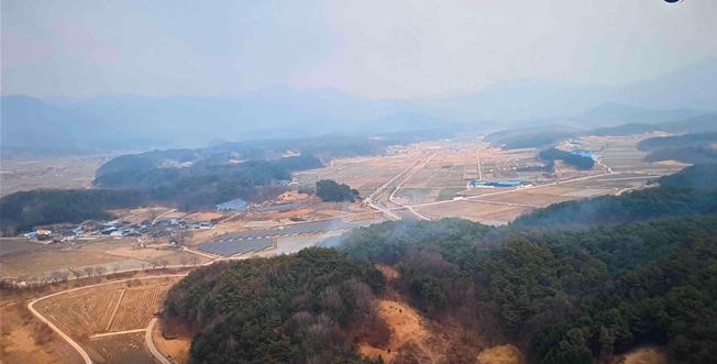 전북자치도 남원 산불발생.. 진화완료