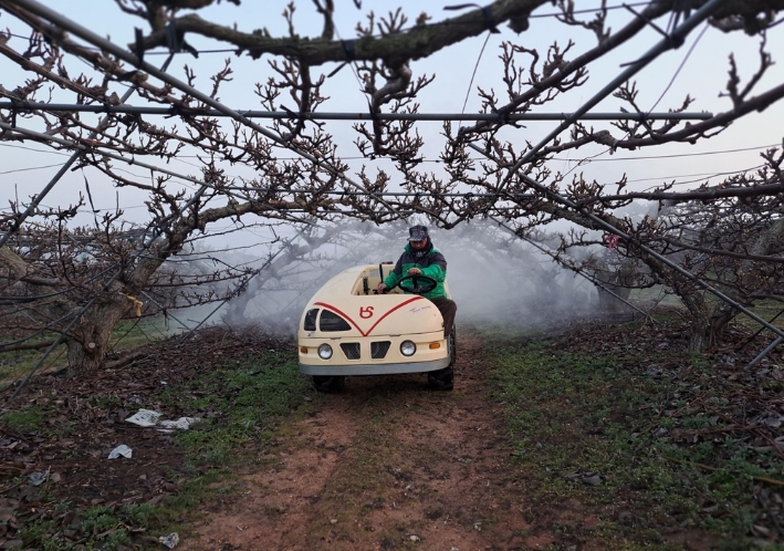 신안군, 배 재배농가 과수화상병 사전 약제방제 당부