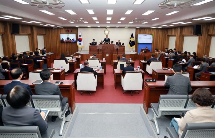 제9대 무안군의회, 마지막 임시회 개회
