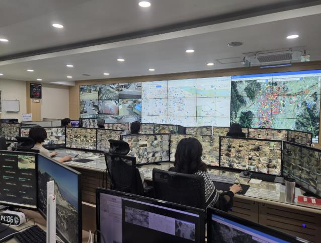 상주시 CCTV통합관제센터 관제요원 상주경찰서장 감사장 수여