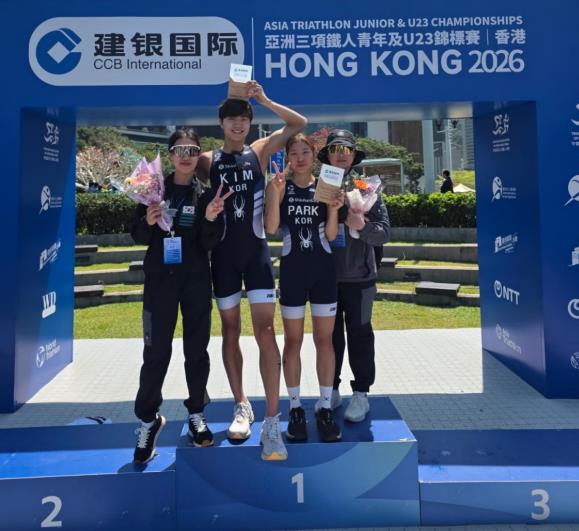 천안시청 김태기, ‘홍콩 아시아 트라이애슬론 선수권대회’ 은메달 
