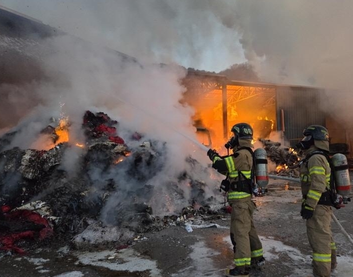 세종소방본부, 봄철 맞아 폐기물 처리시설 화재예방 추진