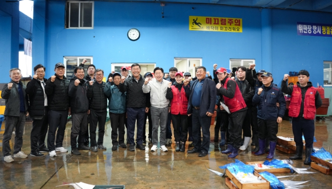 오영훈 지사, 모슬포서 민생소통…“유가 상승분 지원책 마련”