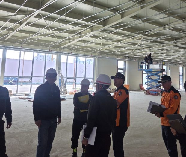 해남소방서, 봄철 화재예방 위한 공사장 현장지도 점검