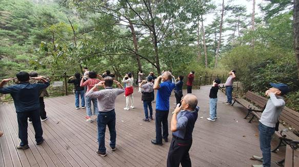 나주시 국립곡성치유의숲, 소상공인 대상 심리회복  산림치유프로그램 본격 운영