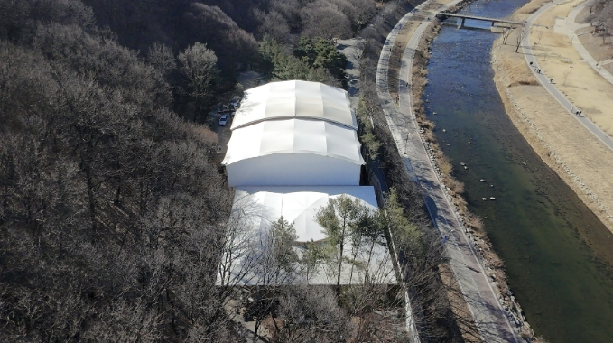 성남시, 구미·머내과학공원 배드민턴장·게이트볼장 4곳에 지붕 설치
