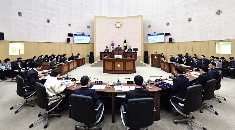기장군의회, 제9대 공식 회기 마무리