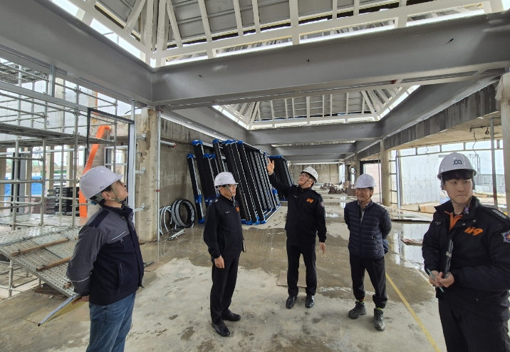 신안소방서 “공사장 화재 예방 위한 현장점검 실시”