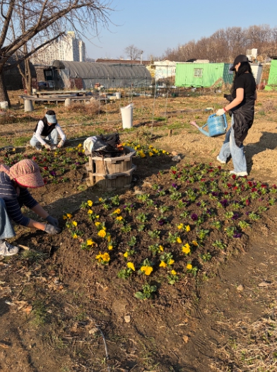 광명5동, ‘광명도시농부학교 꽃 심기 행사’