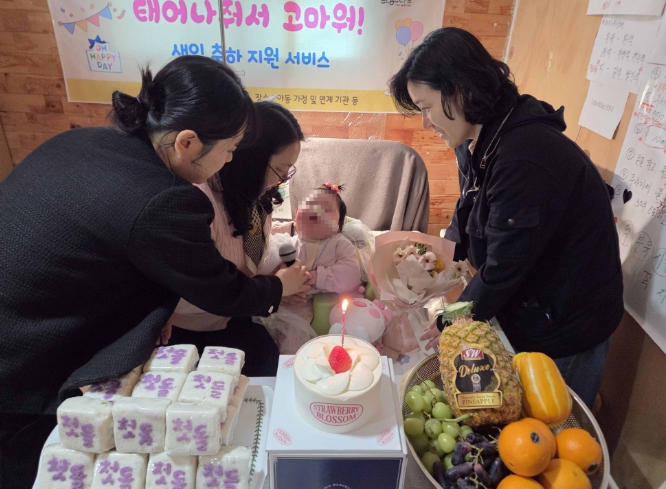 무안군 드림스타트, 지역사회와 함께하는 생일 축하 프로그램 운영