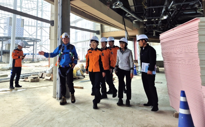 전북소방본부, 국립새만금수목원 대형 공사현장 화재예방 점검...“대형화재 사전 차단 총력!”