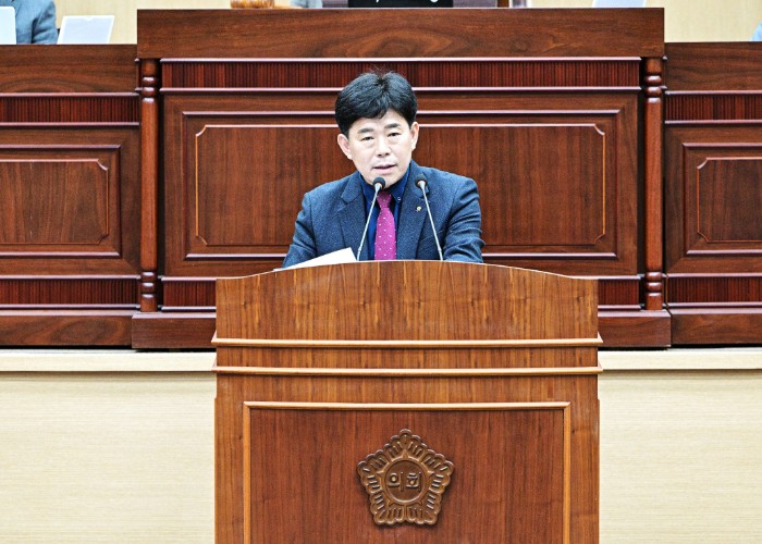 연천군의회 박운서 의원, 5분 자유발언