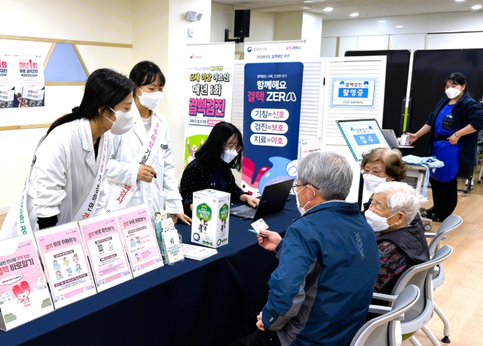 ‘결핵 없는 장성군 만들기’ 앞장… 어르신 229명 검진