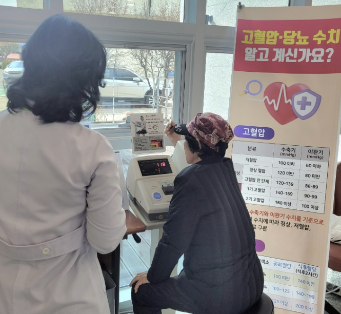청주시 옥산보건지소, '고혈압 탈출 넘버원!' 운영