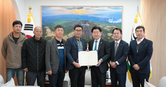 제주도-판포리 마을회, 서부하수처리장 주민지원 협약 체결