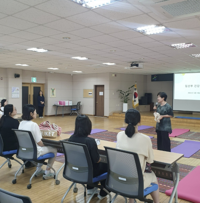 옥천군보건소, 임산부 건강관리교실 운영 및 국가 암검진 챌린지 추진