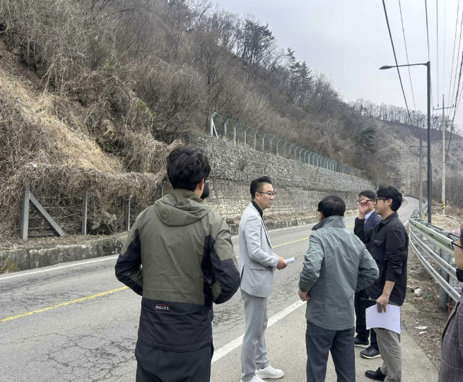 연천군, 해빙기 급경사지 안전점검 실시