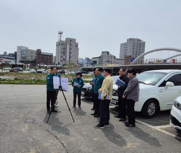 전도성 진천부군수, 여름철 자연 재난 대비 인명피해 우려 지역 현장점검 실시