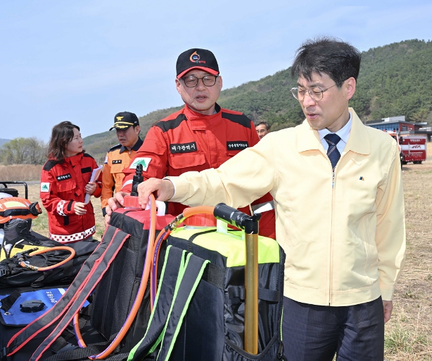 대구시, 유관기관 합동 산불진화훈련 실시!
