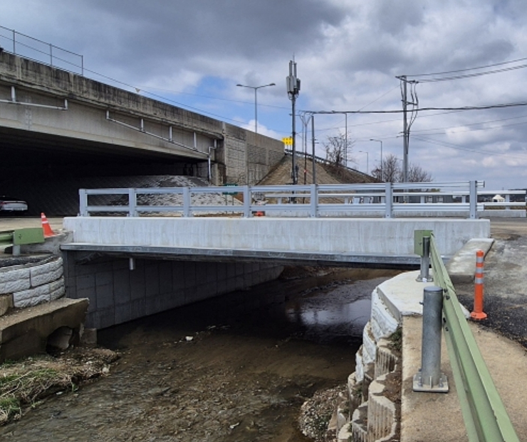 아산시, 시도 18호 명포교 재가설 완료… 침수 예방·안전성 강화
