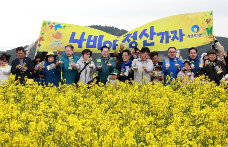 완도군 청산도 슬로걷기 축제 개막 치유의 섬으로 오세요!
