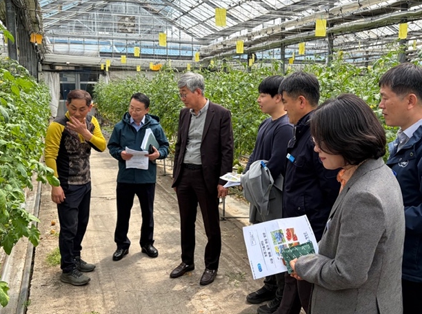 송광민 영광 부군수, 시설원예농가 현장 격려 방문