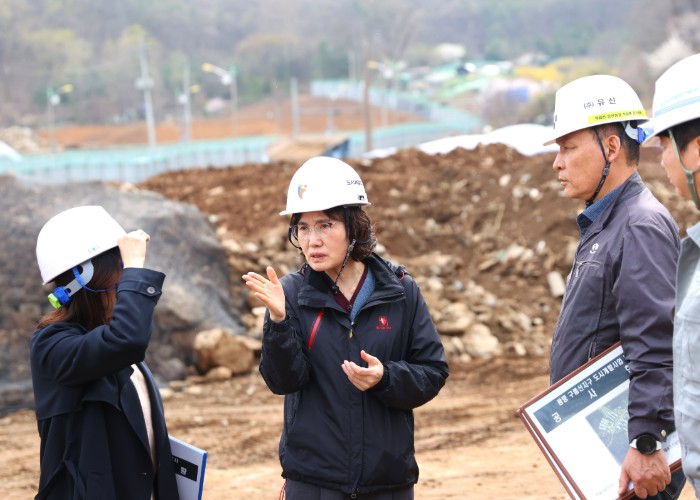 최혜민 광명시장 권한대행, 구름산지구 도시개발사업 현장 찾아 “주민 불편 해소 위해 속도감 있는 개발 추진해 달라”