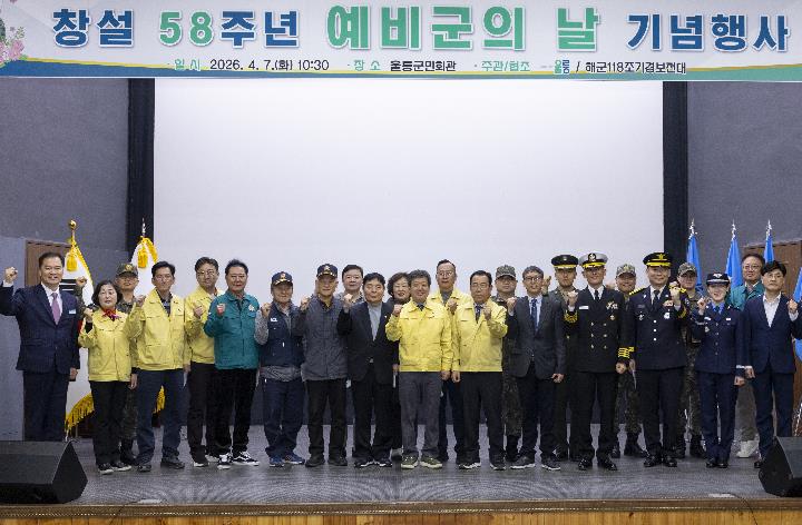 울릉군, '창설 제58주년 예비군의 날' 기념행사 성황리 개최
