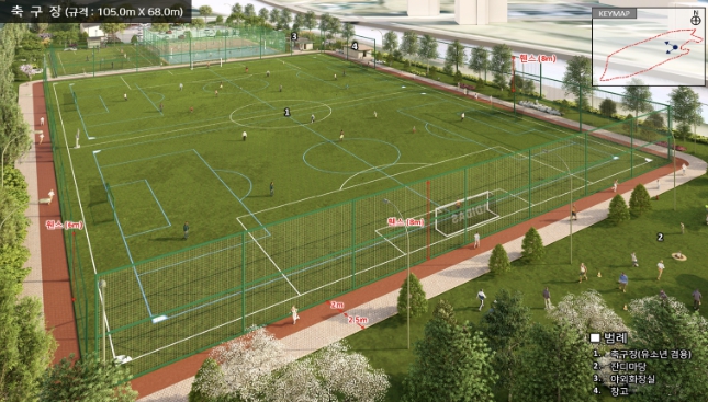 음성군, 생극 생활체육공원 조성 '순항'...올해 12월 준공 목표