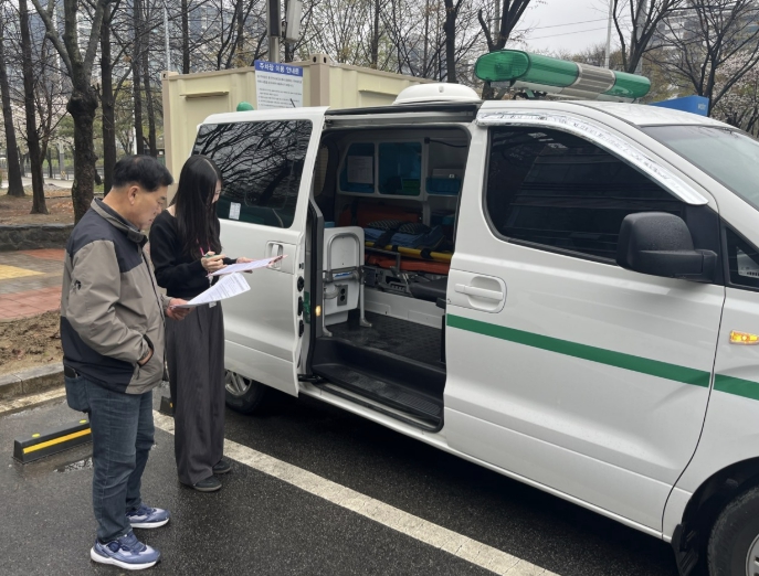 동두천시, 응급환자 안전을 위한 '구급차 운용 실태' 집중 점검