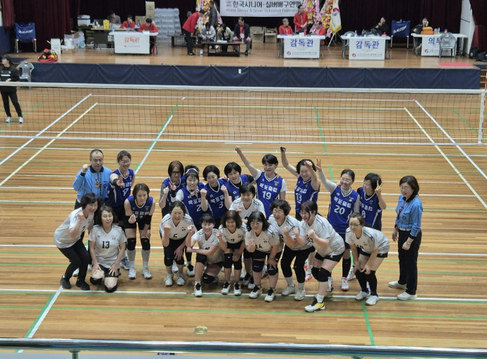 전국 시니어 배구인 1,200명, 진안에 모여..생활체육·지역경제 '동시 활력'