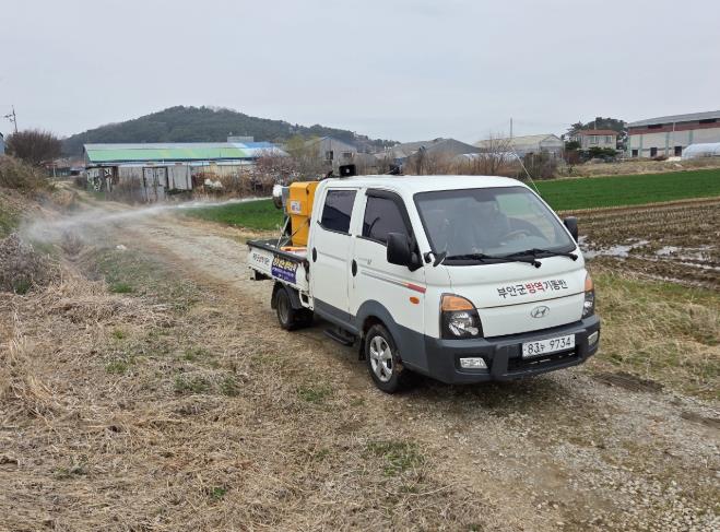 부안군, 환경친화적 위생 해충 방역사업 본격 추진