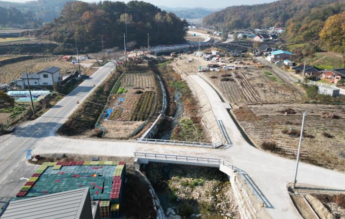 경기도, 여주시 걸은천 지방하천 정비사업 준공. 수해방지 효과 기대